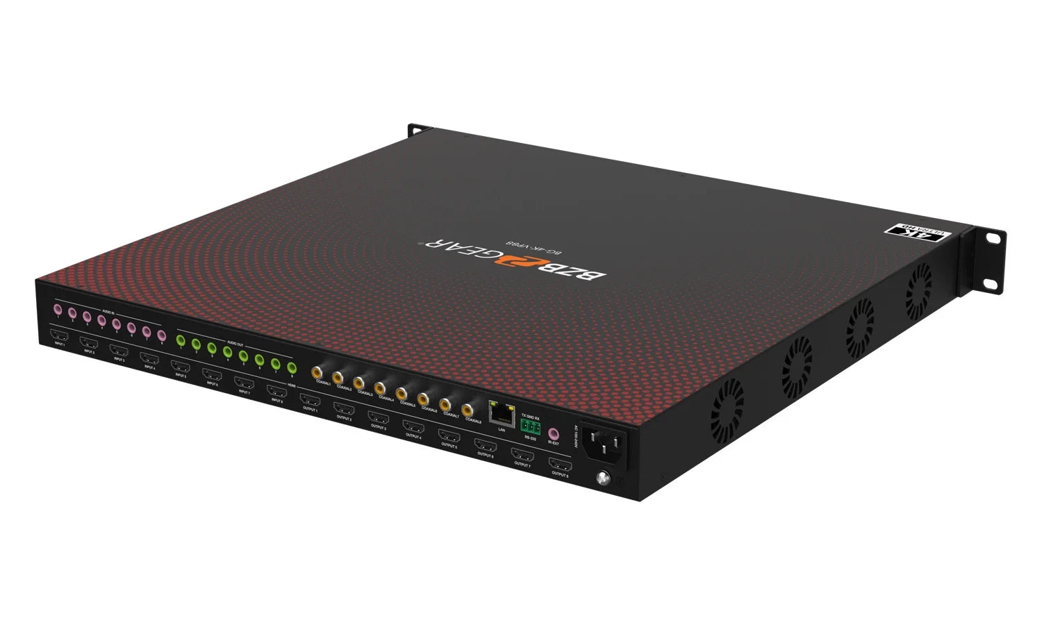 8X8 4K UHD Seamless HDMI Matrix Switcher/Video Wall Processor/Multiviewer with Scaler/Ir/Audio/Ip and RS-232